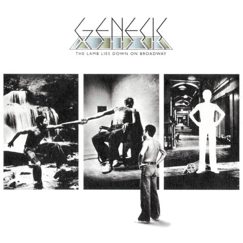 Pochette de l'album "The Lamb Lies Down On Broadway" de Genesis