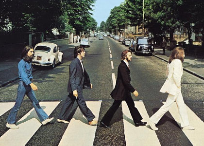 Pochette de l'album <i>Abbey Road</i> des Beatles.