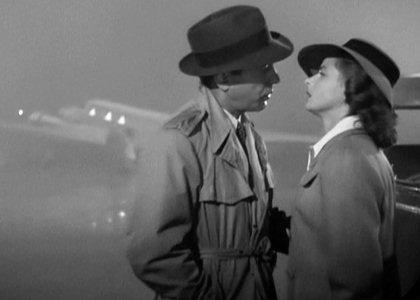 <i>Casablanca</i>, film américain de Michael Curtiz, 1942. Musique de Max Steiner. La chanson <i>As Time Goes By</i> est de Herman Hupfeld (1931).