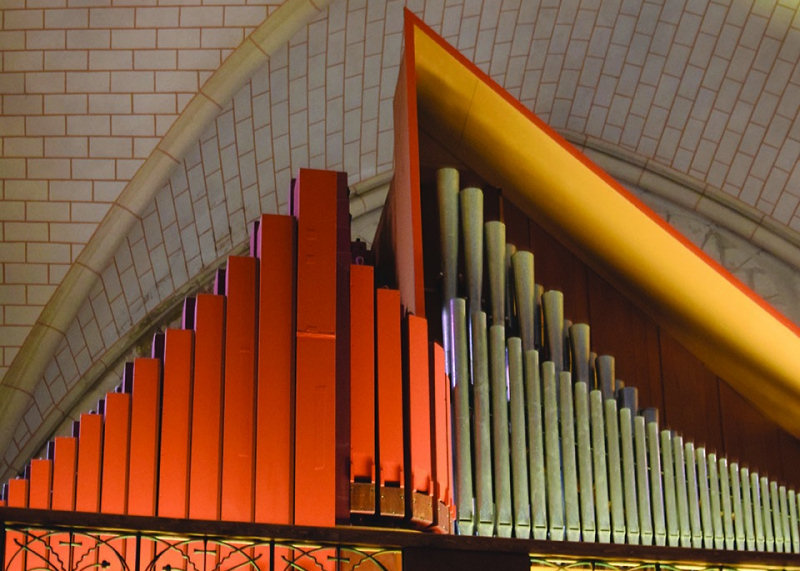 Grand orgue de l'église Saint-Vincent de Thouaré-sur-Loire (Loire-Atlantique).