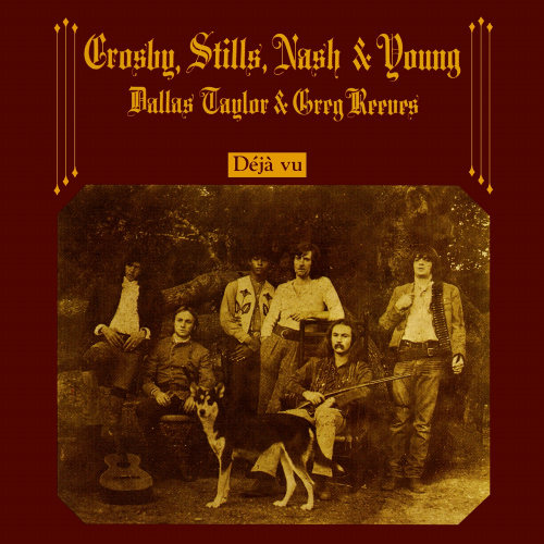 Pochette de l'album "Déjà vu" deCrosby, Stills, Nash & Young