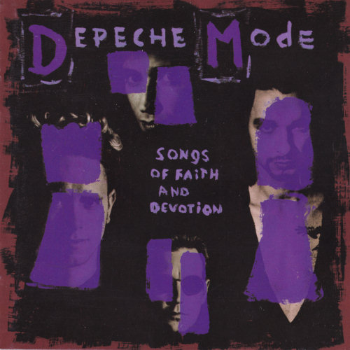 Pochette de l'album "Songs Of Faith And Devotion" de Depeche Mode