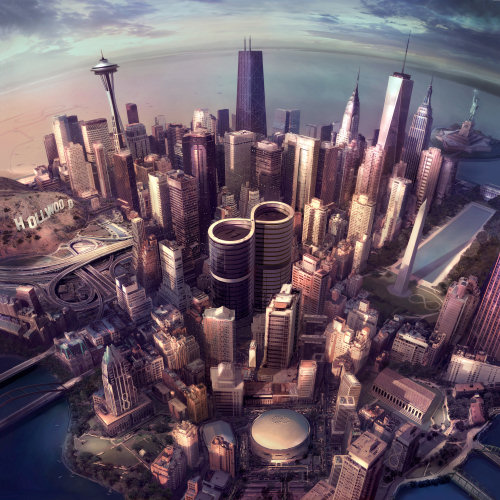 Pochette de l'album "Sonic Highways" des Foo Fighters