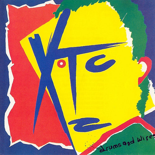 Pochette de l'album "Drums And Wires" de XTC