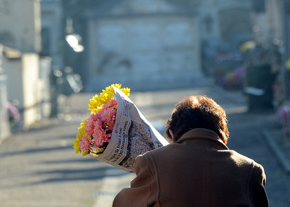 Cimetière d'Arles, Toussaint 2012.