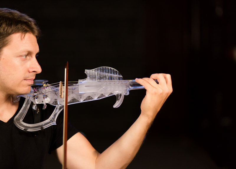 Laurent Bernadac et son violon 3Dvarius.