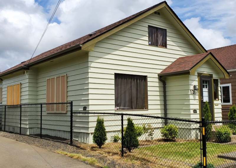 Maison d'enfance de Kurt Cobain à Aberdeen (Washington, États-Unis).