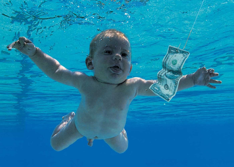 Pochette de l'album <i>Nevermind</i> de Nirvana.